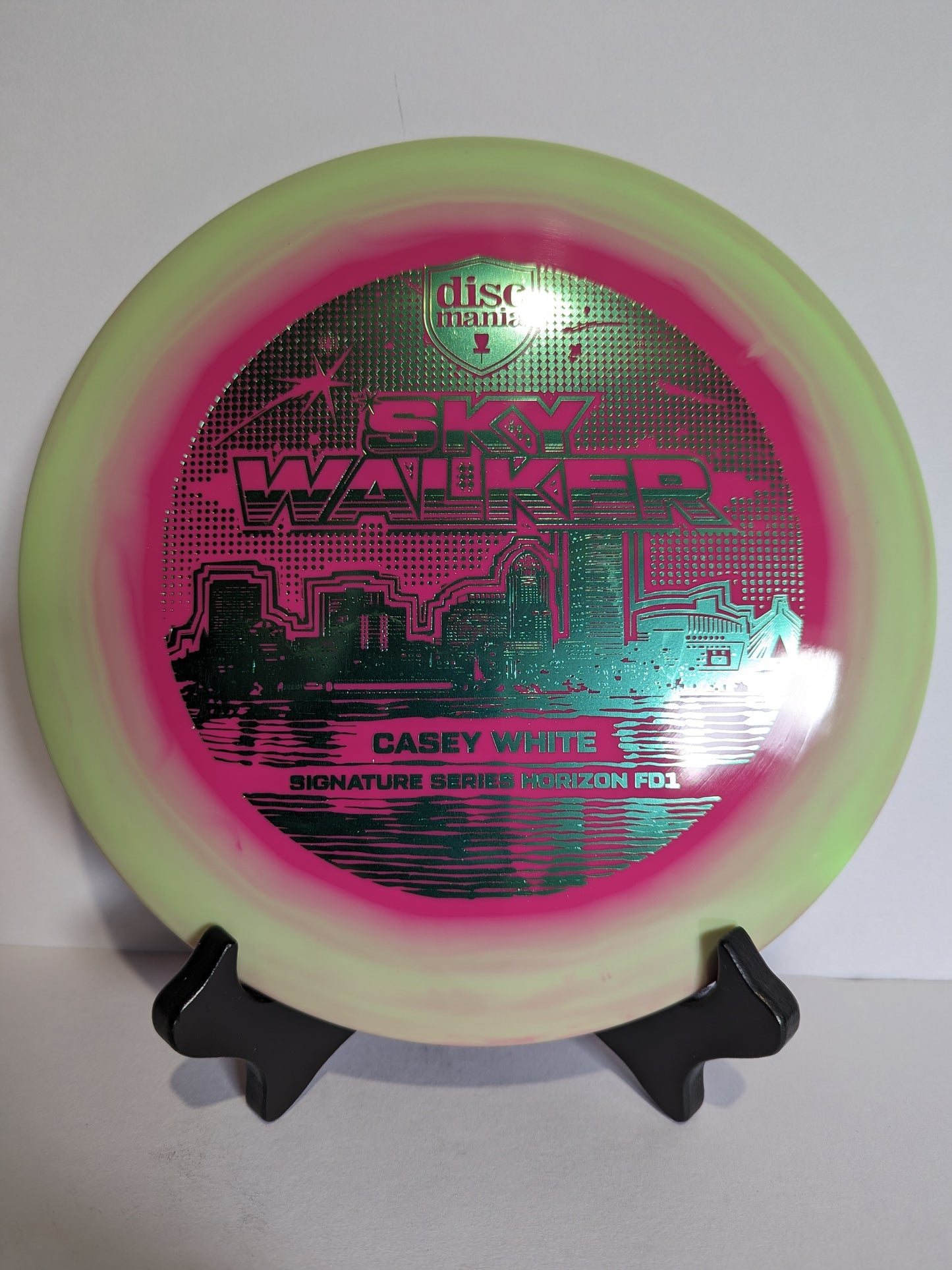 Pink-Green Sky Walker