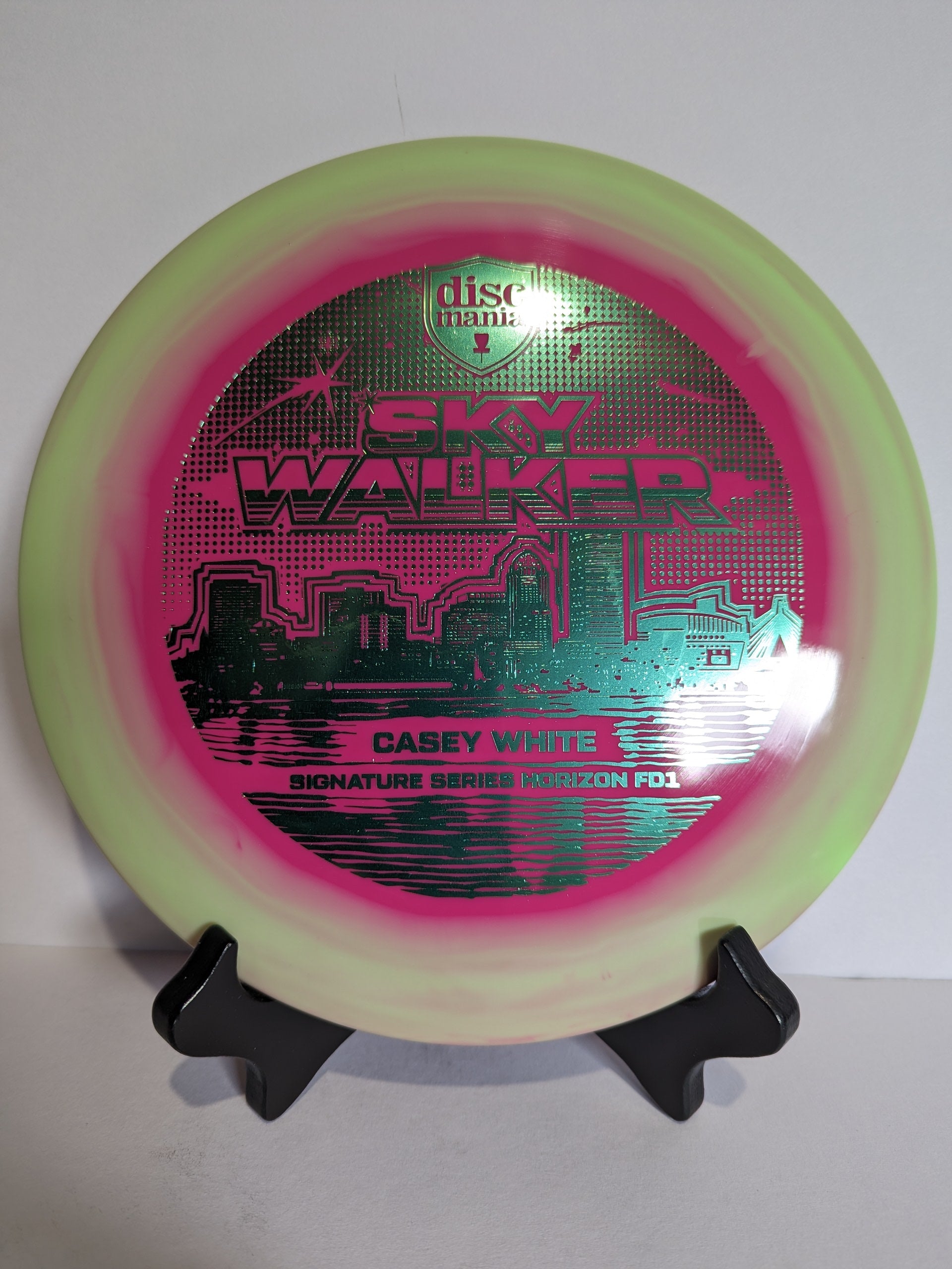 Pink-Green Sky Walker