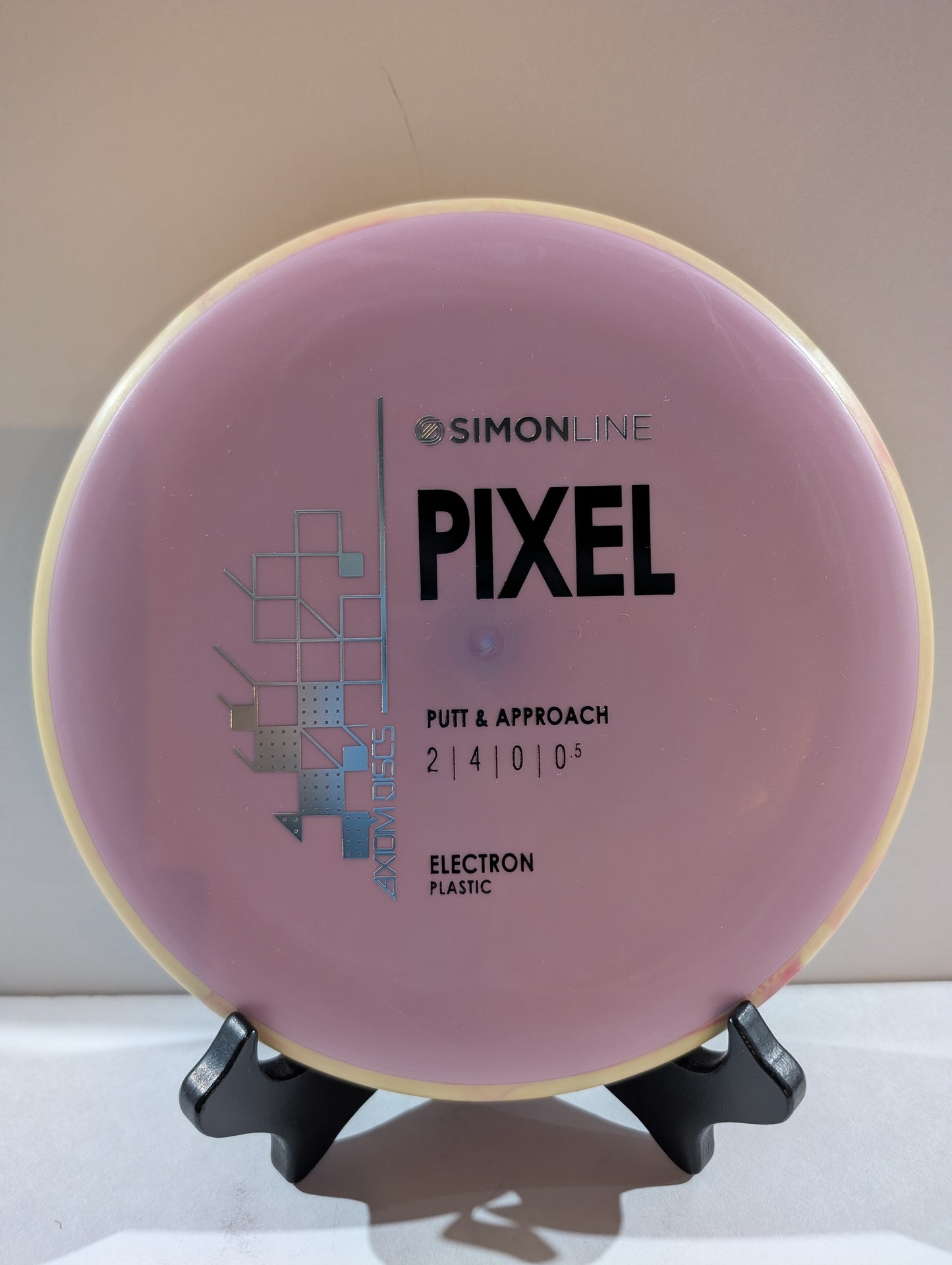 Pink-Orange Swirl Pixel