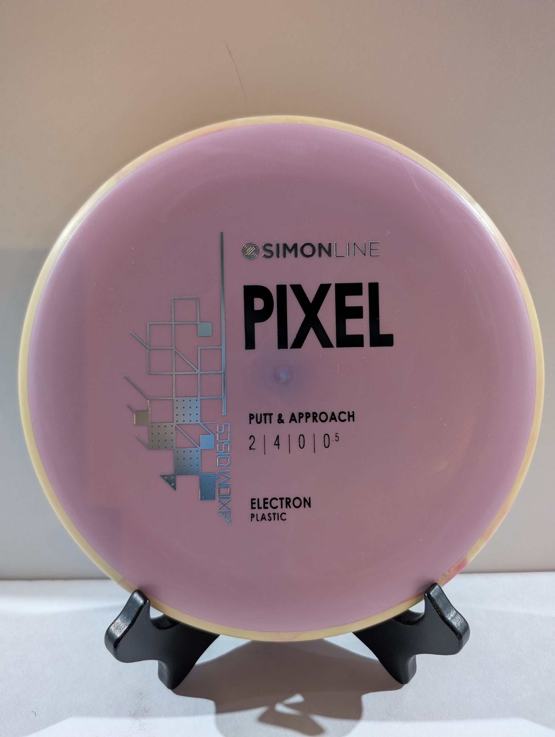 Pink-Orange Swirl Pixel