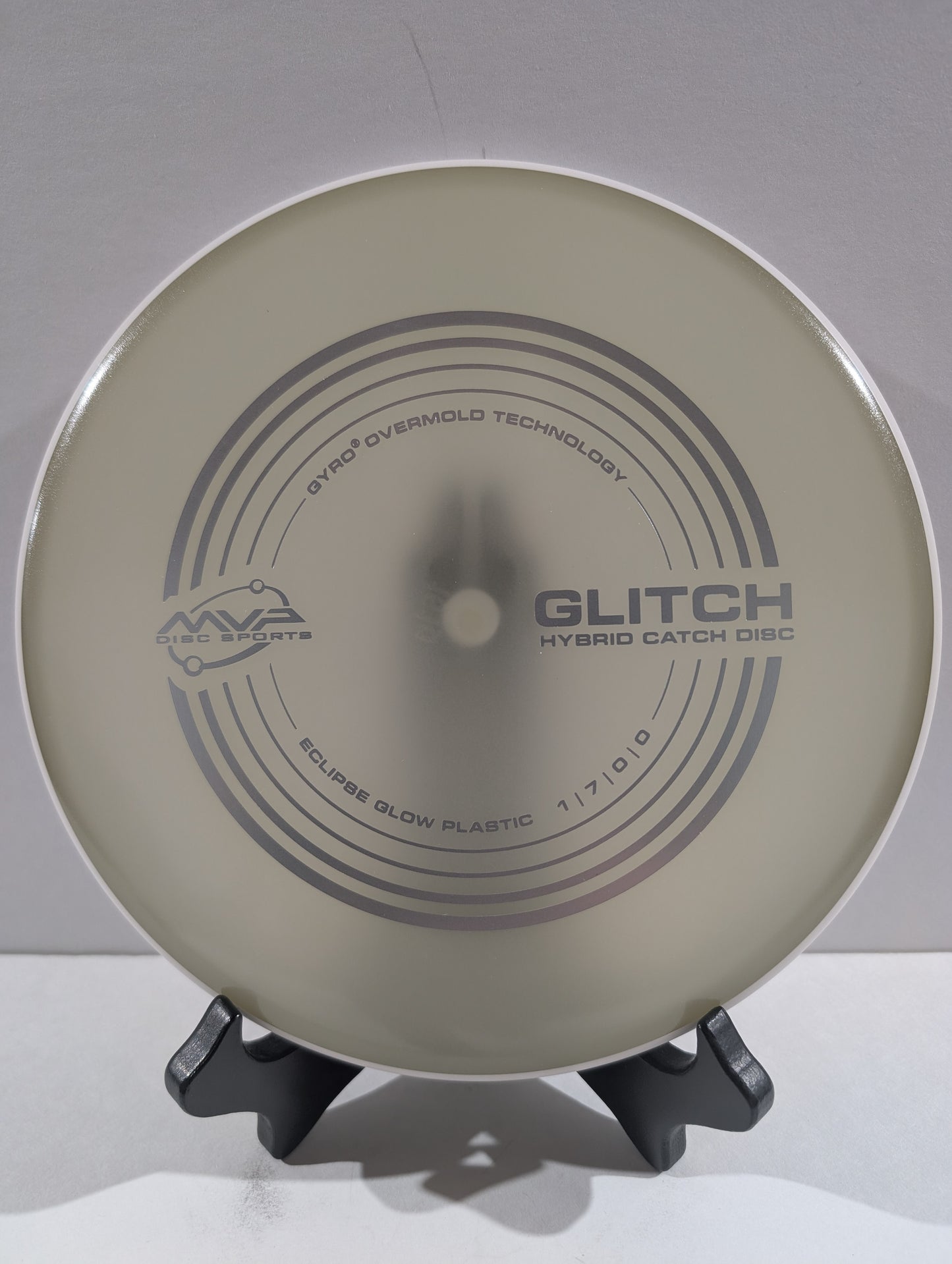 Disc golf disc with 'MVP Disc Sports' branding on a white background