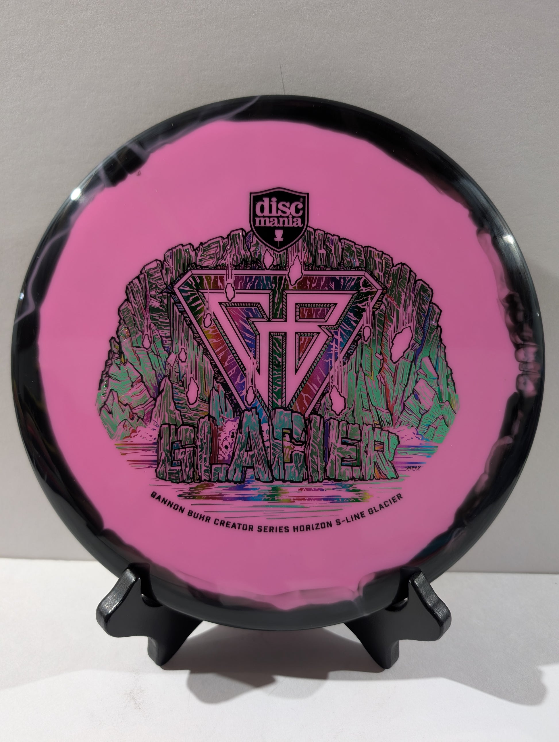 Pink-Black Glacier