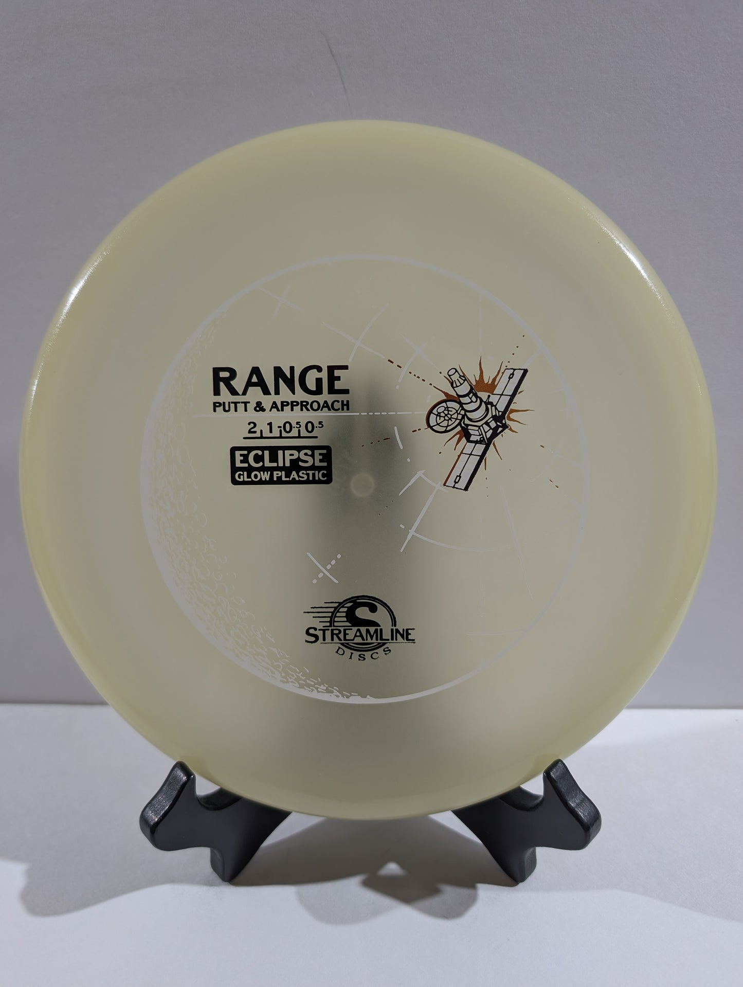 Glow Range Disc with Tricolor Orange Stamp