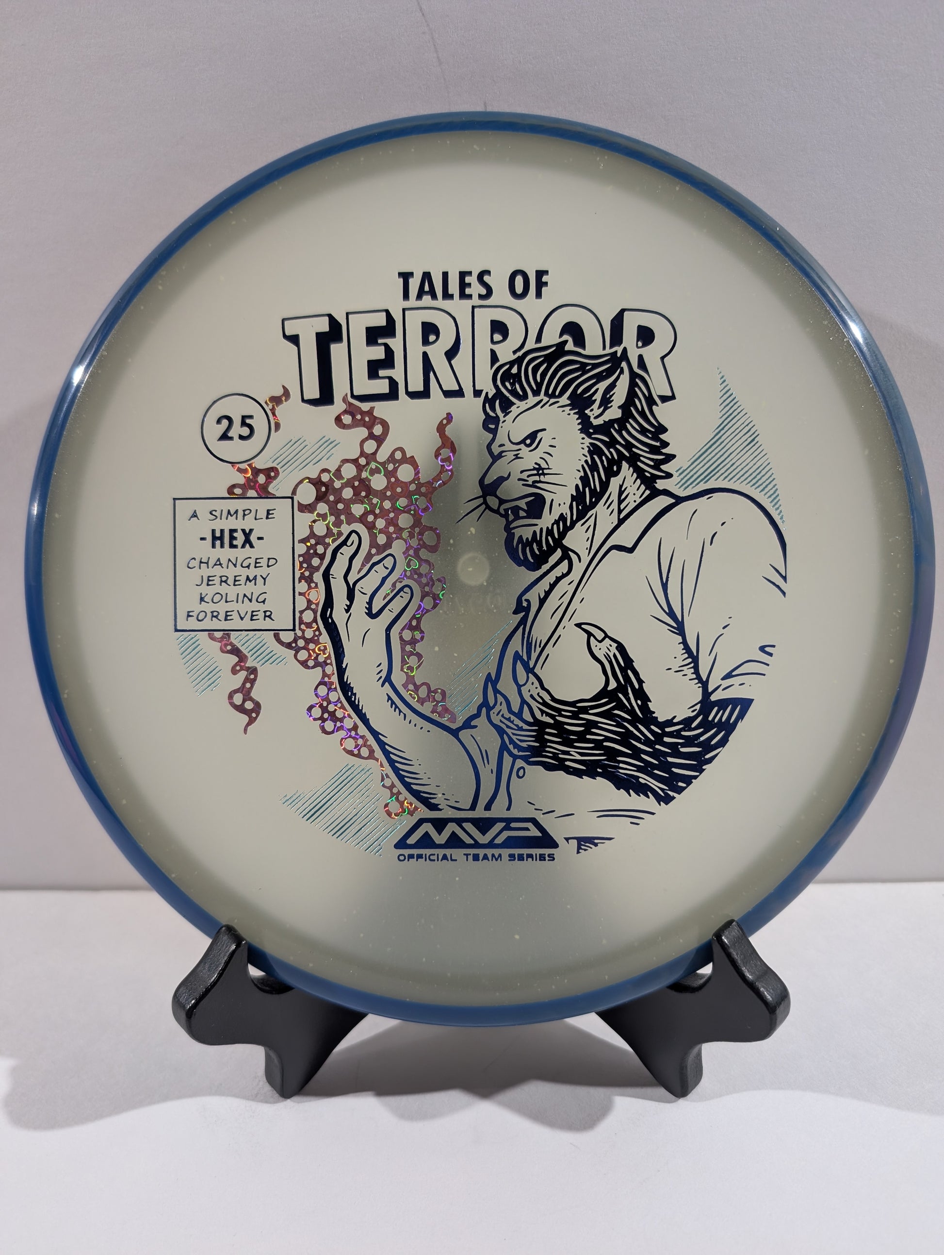 Glow-Blue-Purple Hex Disc