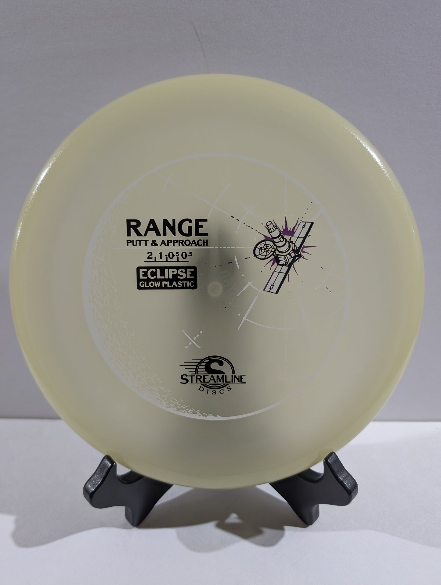 Glow Range Disc with Tricolor Purple Stamp