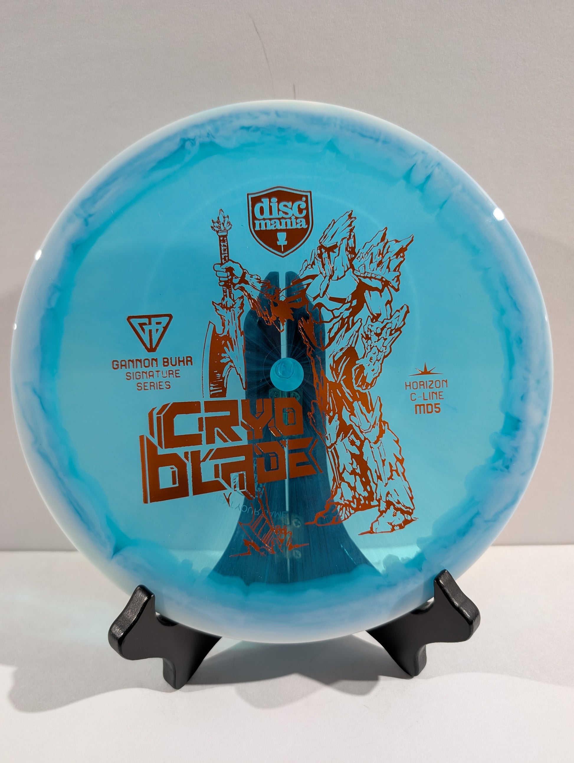 Blue-White Cryo Blade Disc