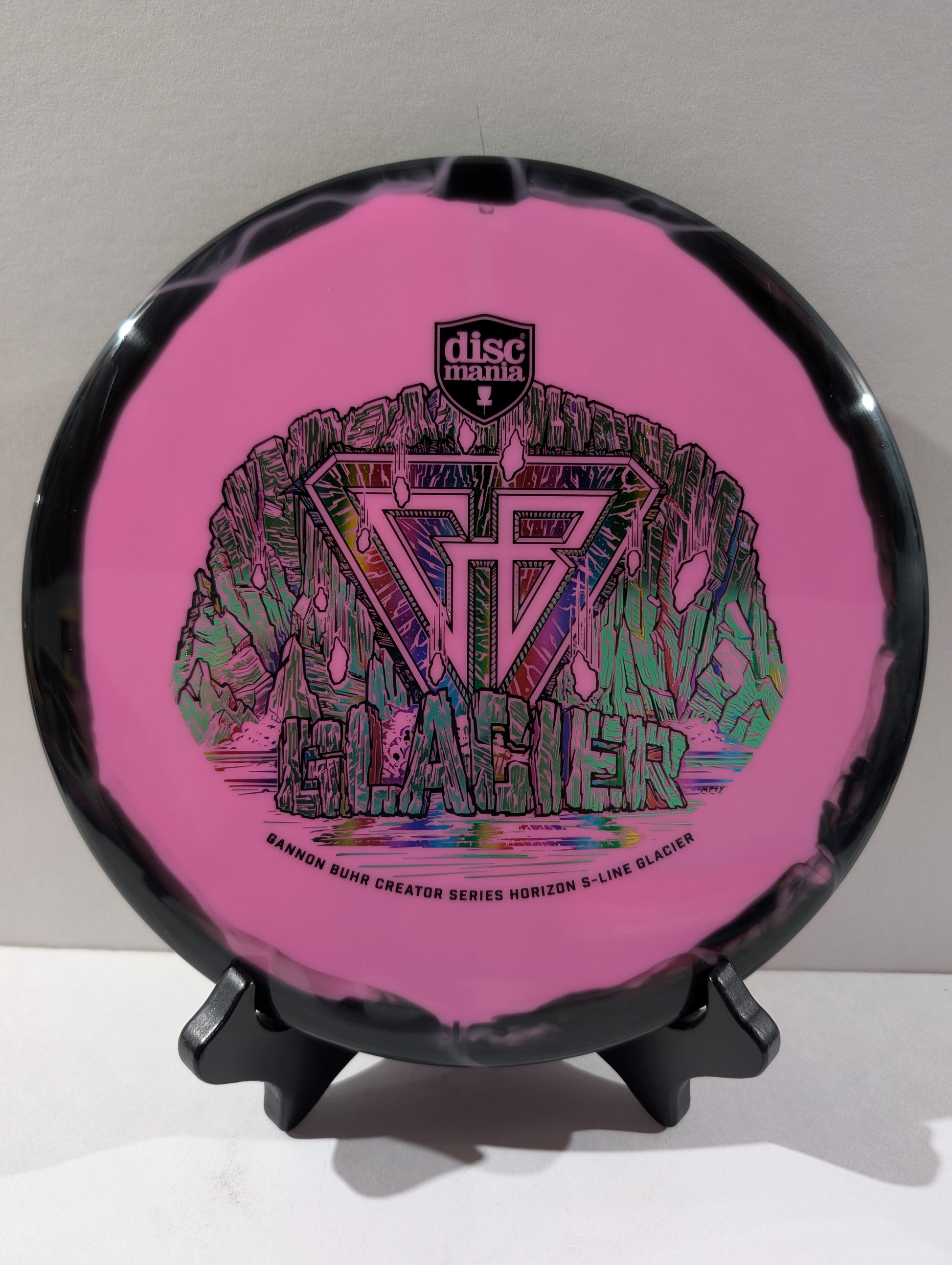 Pink-Black Glacier