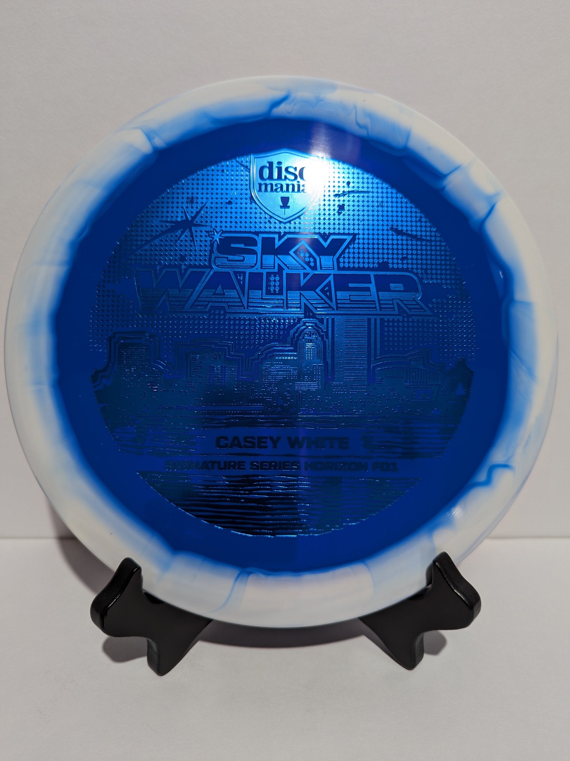 Blue-White Sky Walker