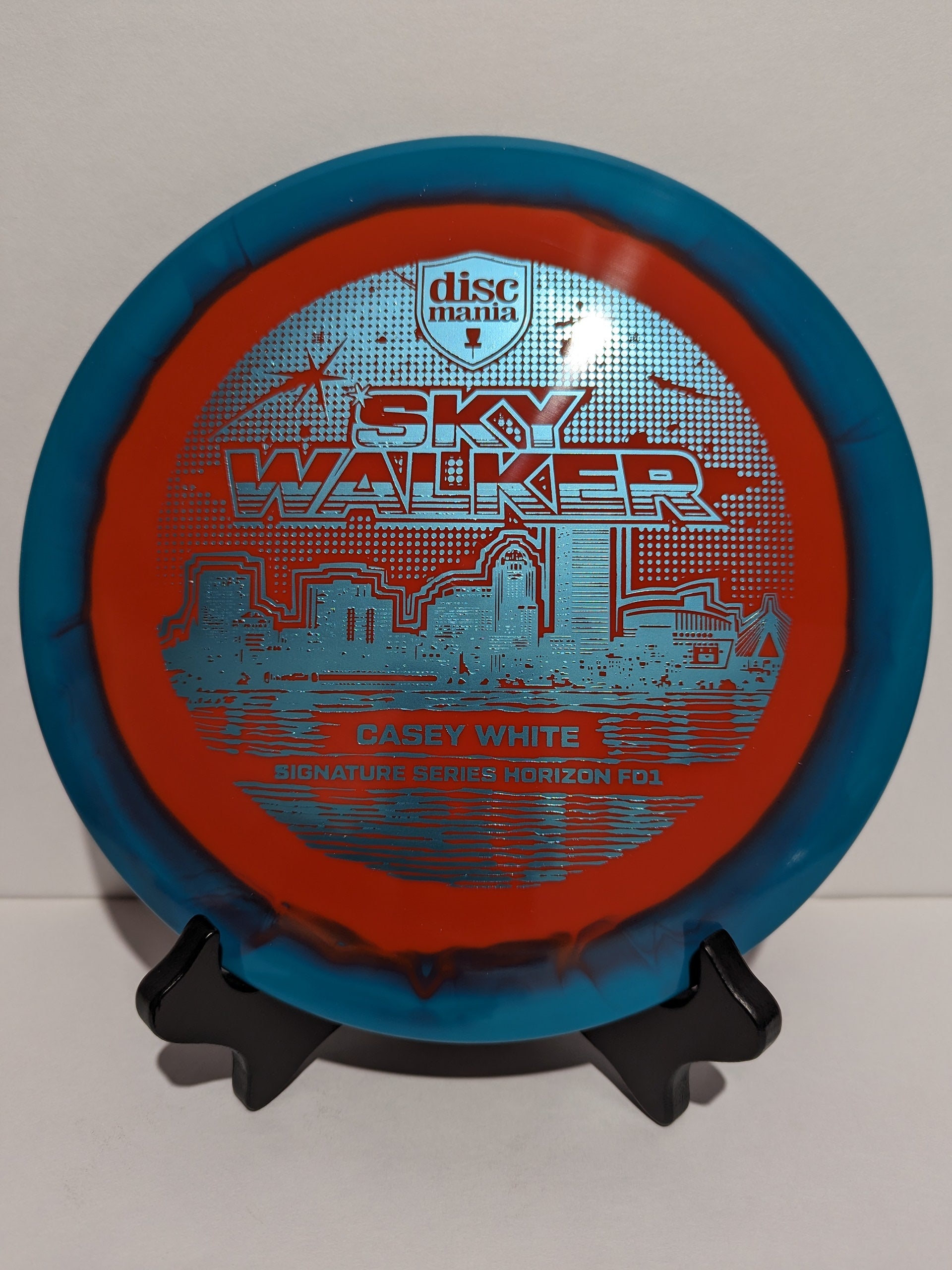 Red-Turquoise Sky Walker