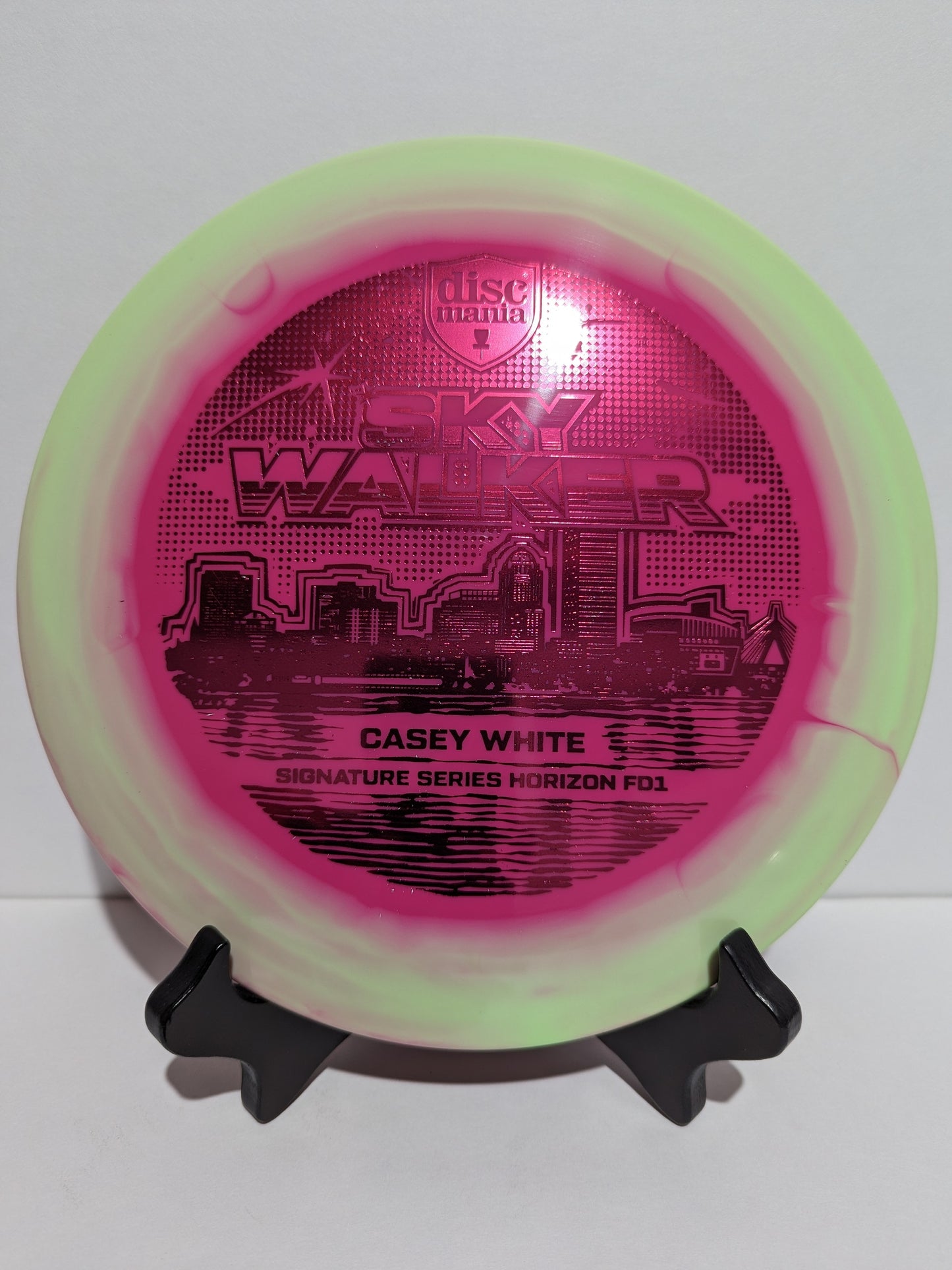 Pink-Green Sky Walker