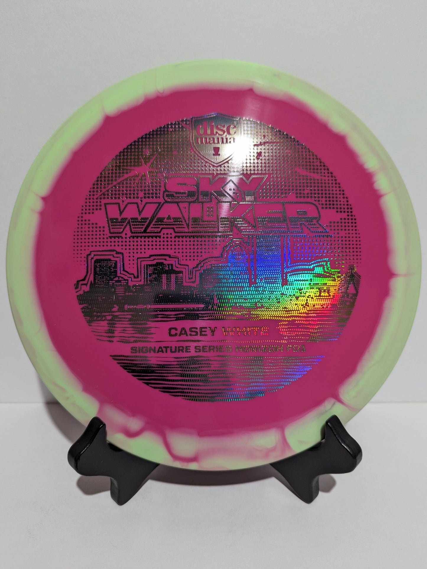 Pink-Green Sky Walker