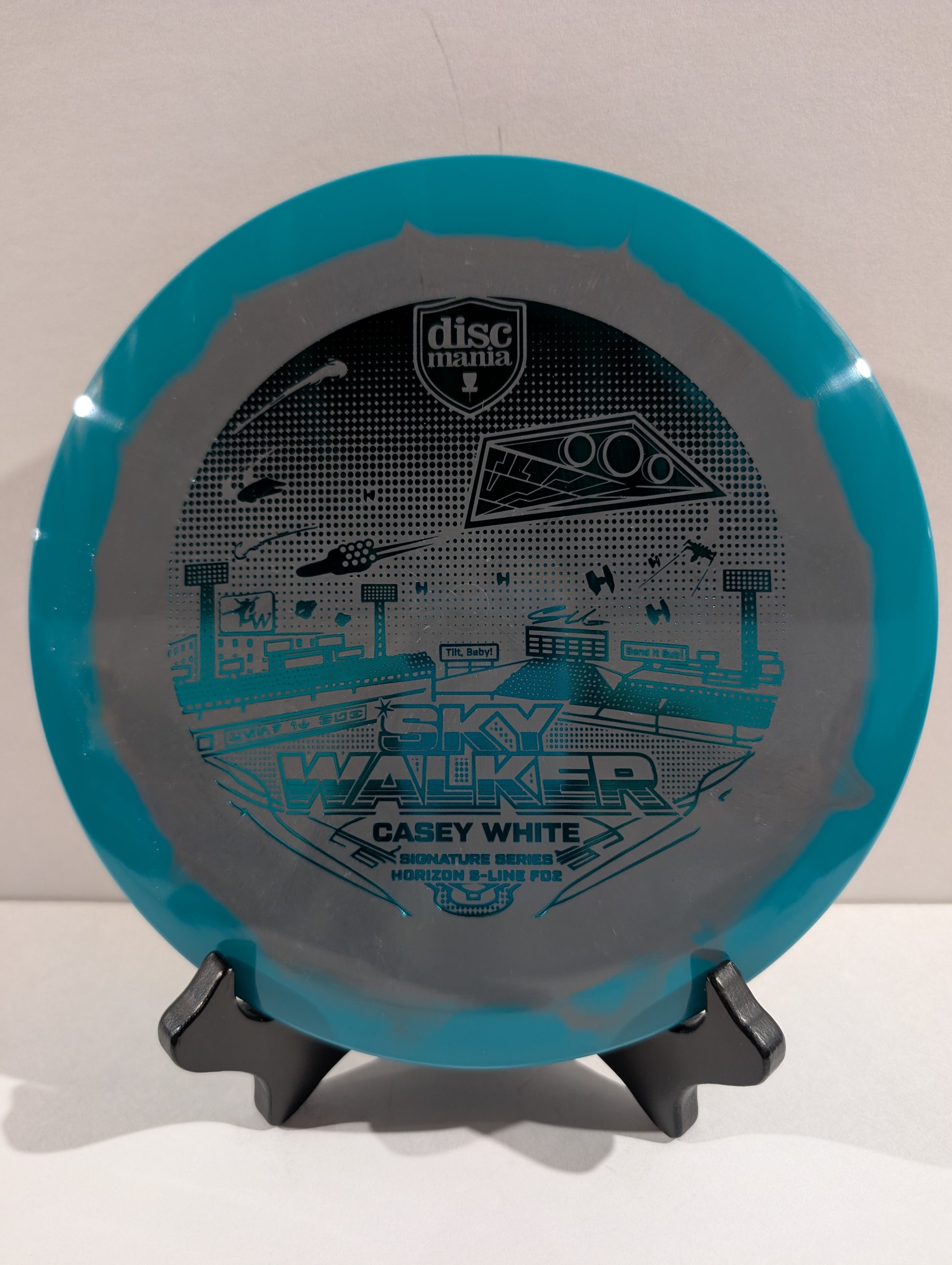 Gray-Turquoise Sky Walker Disc