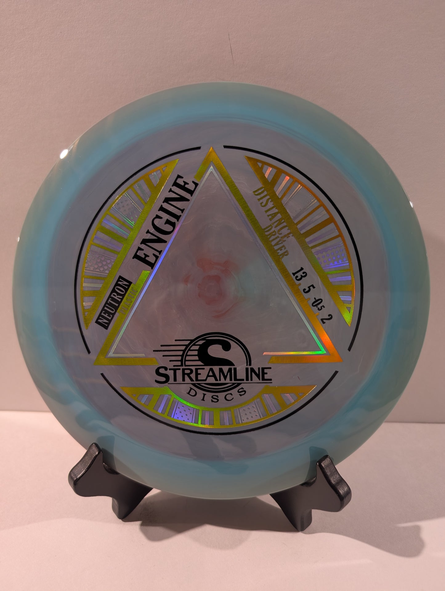 Blue Red Disc with Streamline Discs branding on a light background