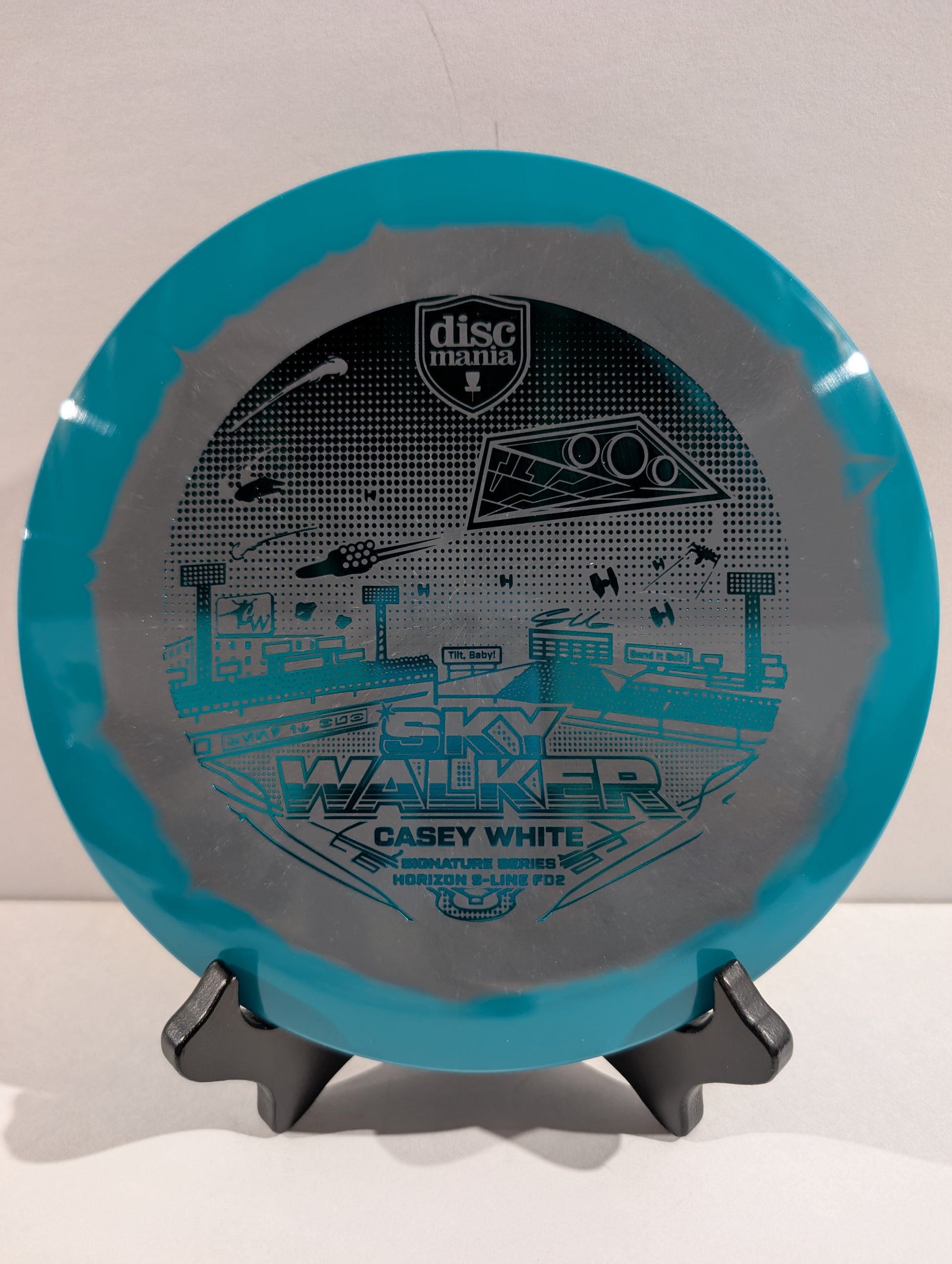 Gray-Turquoise Sky Walker Disc