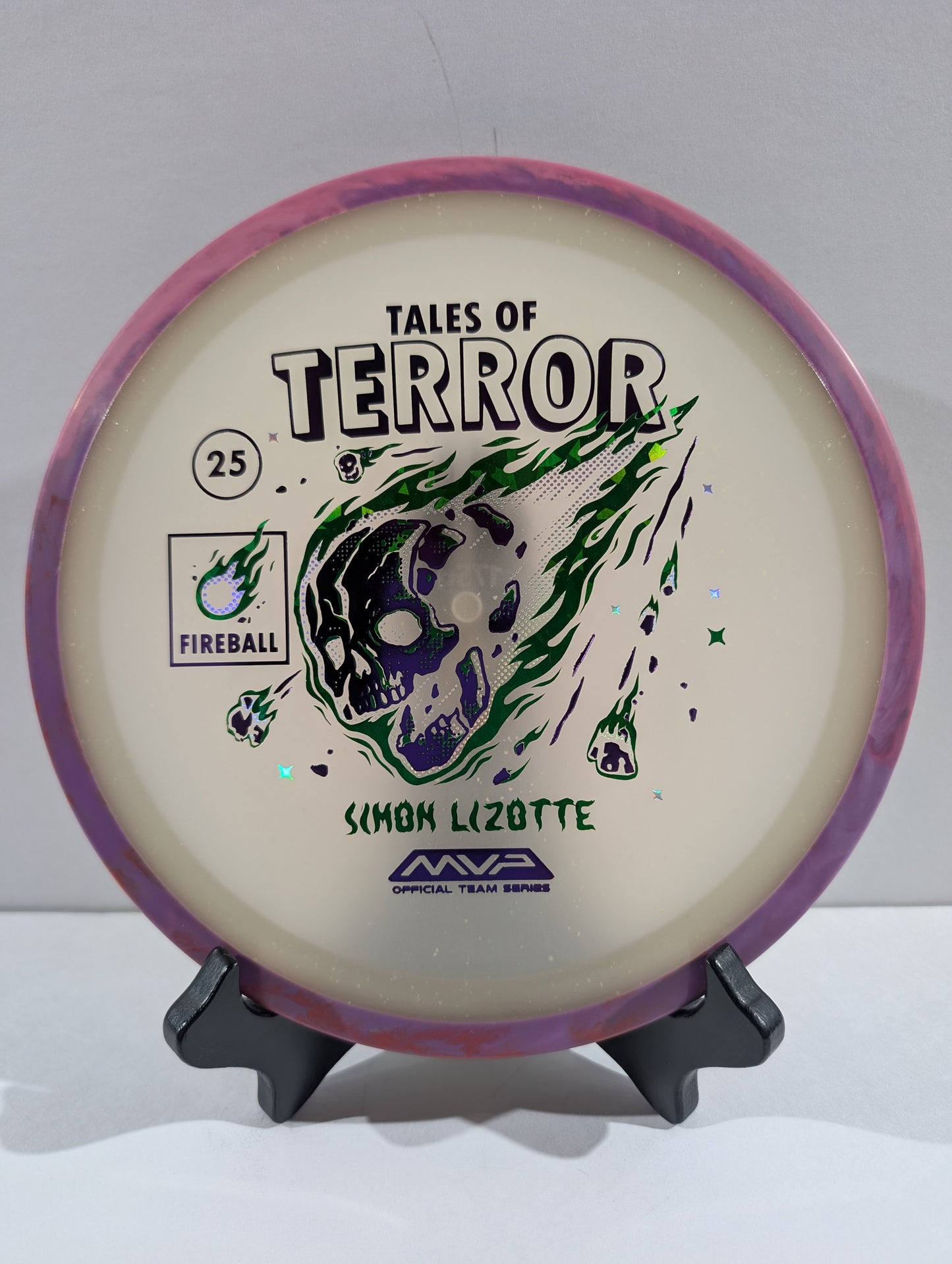 Glow-Purple-Pink Fireball Disc
