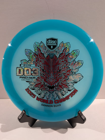 Blue DD3 Disc with red dragon stamp