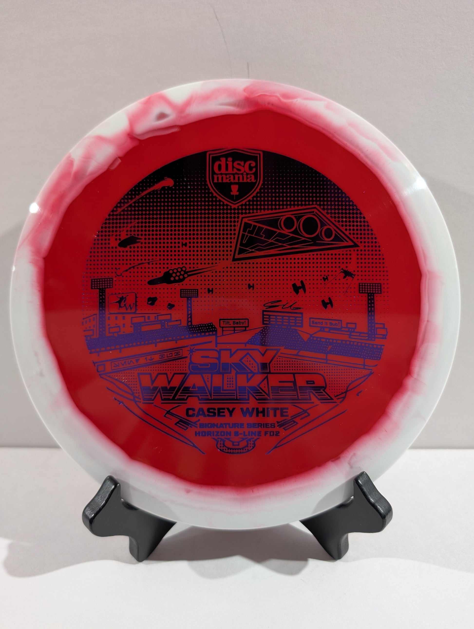 Red-White Sky Walker Disc