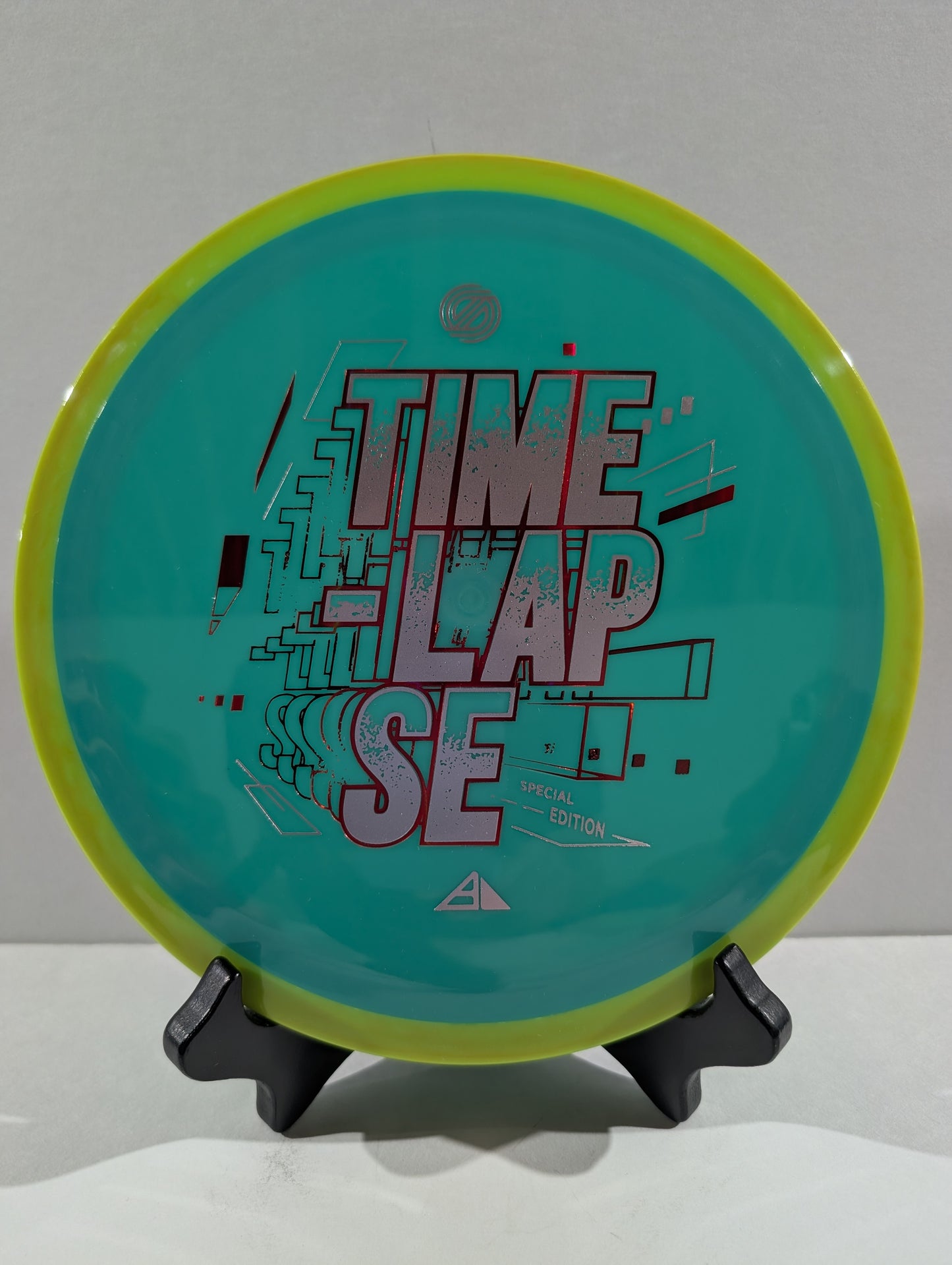 Teal-Yellow Time Lapse Disc