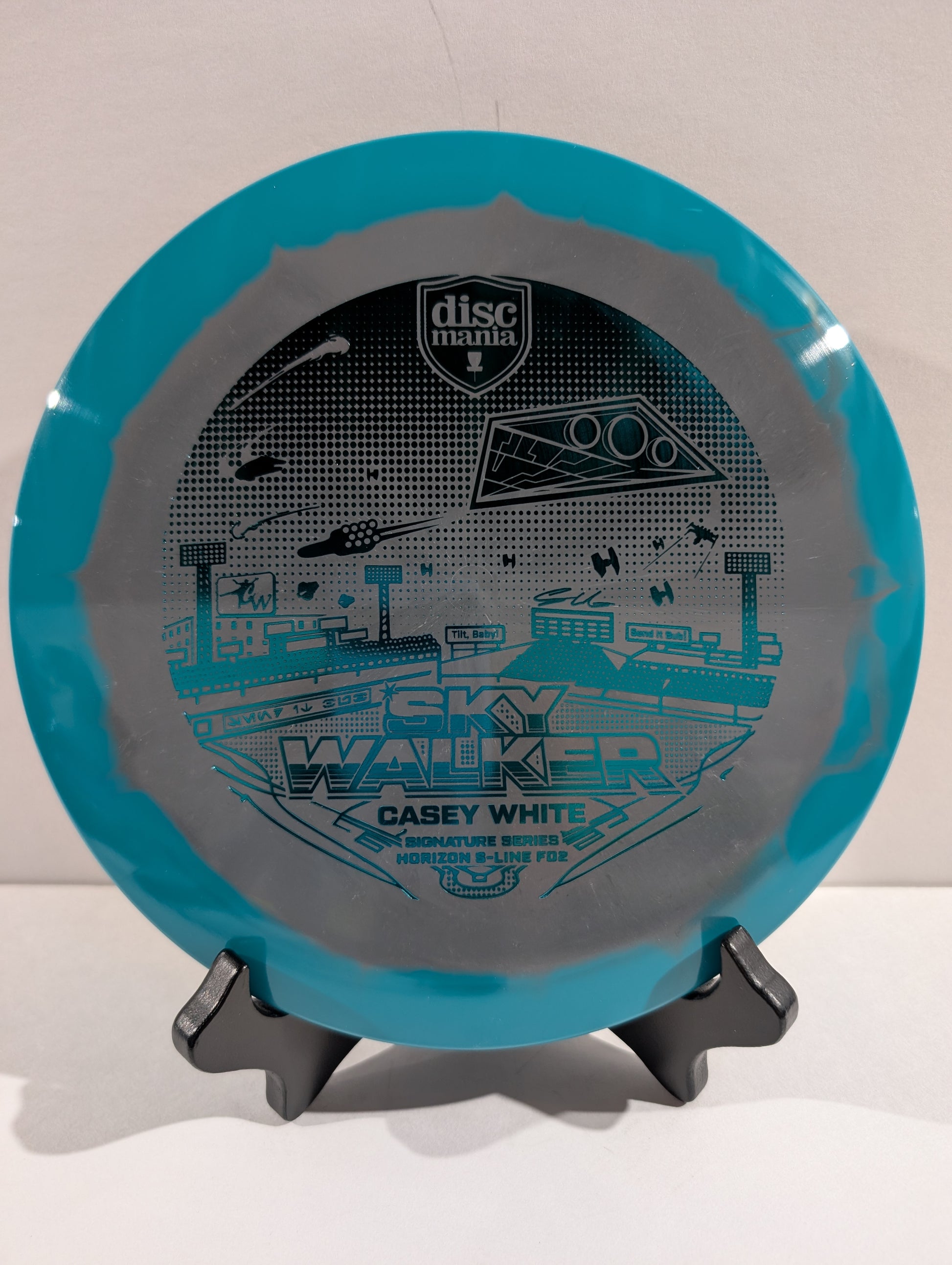 Gray-Turquoise Sky Walker Disc