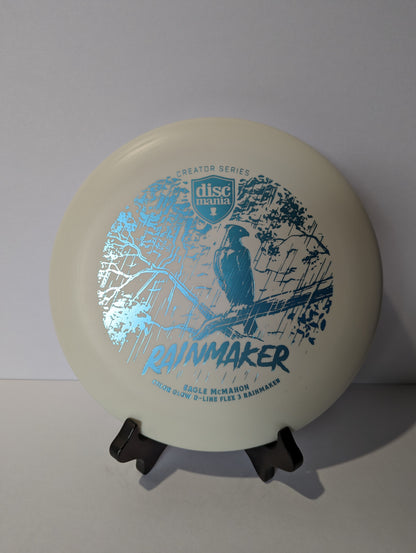 Discmania Eagle McMahon Creator Series Color Glow D-Line Rainmaker (Flex 3)